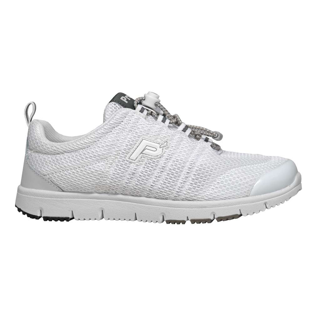 Propet Women's Tour Walker Strap Sneaker - White, Size 11 XX-Wide (EEEE), Diabetic Friendly