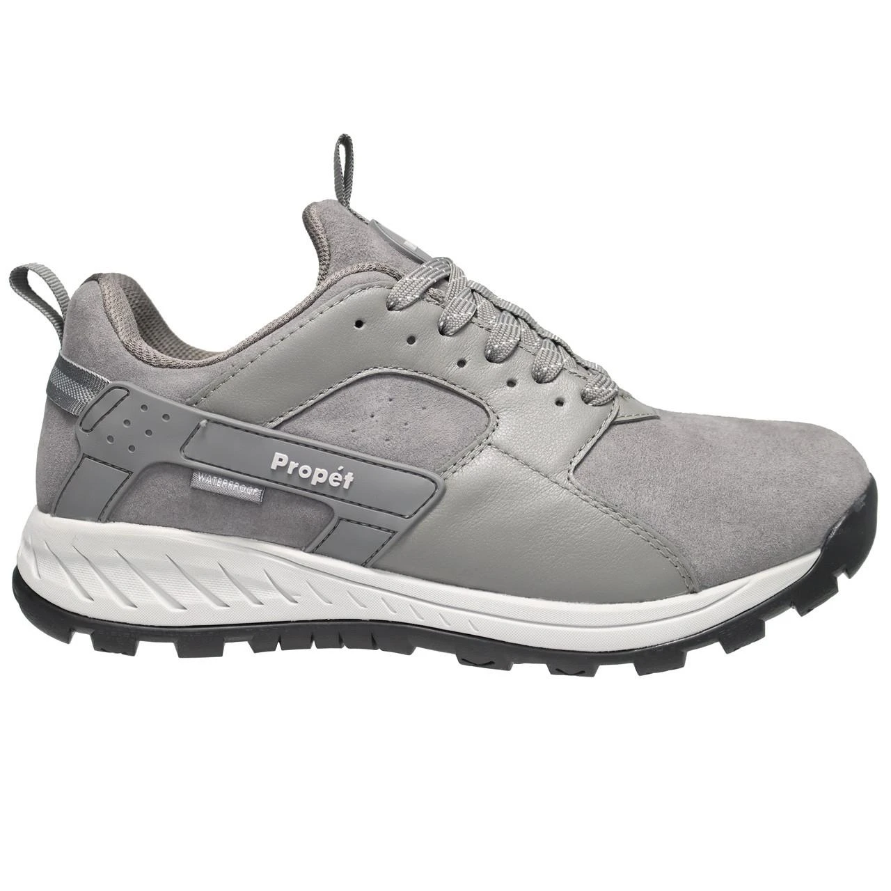 Propet Vassar Mens Hiking Shoes 14 XX 5E Grey Waterproof Vibram Arctic Grip Varese – The Walking Company main image 3