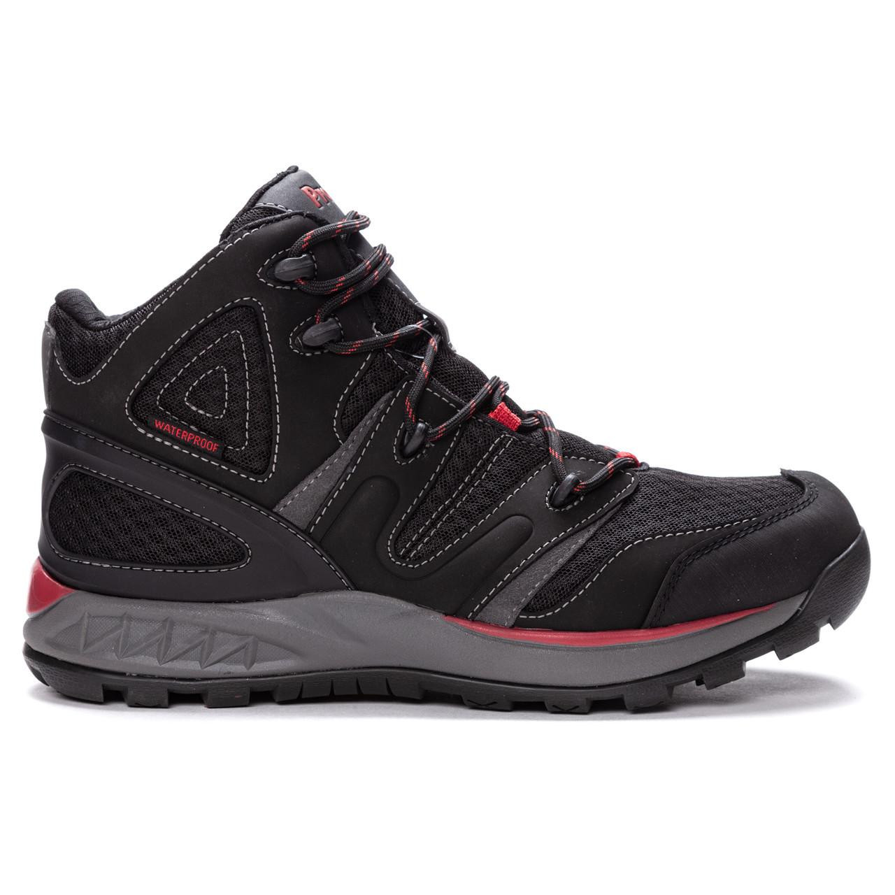 Veymont Waterproof Hiking Boot – Black/Red Sale Propét