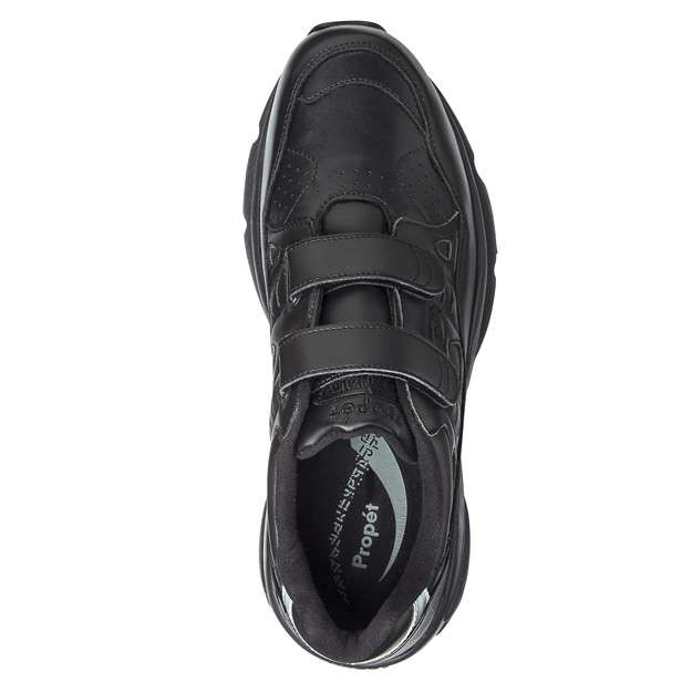 Propet Mens Stability Walker Strap Black Leather Sneakers M2035 Wide E Size 8.5 Men main image 3