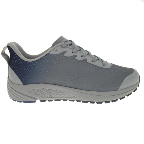 Grey/Navy Propét One Evolve athletic sneaker, outer side view