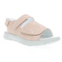 Angled side view of the Propét TravelActiv Scottsdale Sandal in Sand