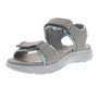 Angled side view of the TravelActiv Aspire Sandal with adjustable straps.