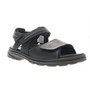 Angled side view of the Propét Hudson Sandal in Black