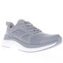 Propet DuroCloud 392 Sneaker in Grey, angled side view