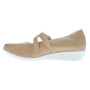 Propét  Yara Mary Jane with leather upper and adjustable top strap in Tan