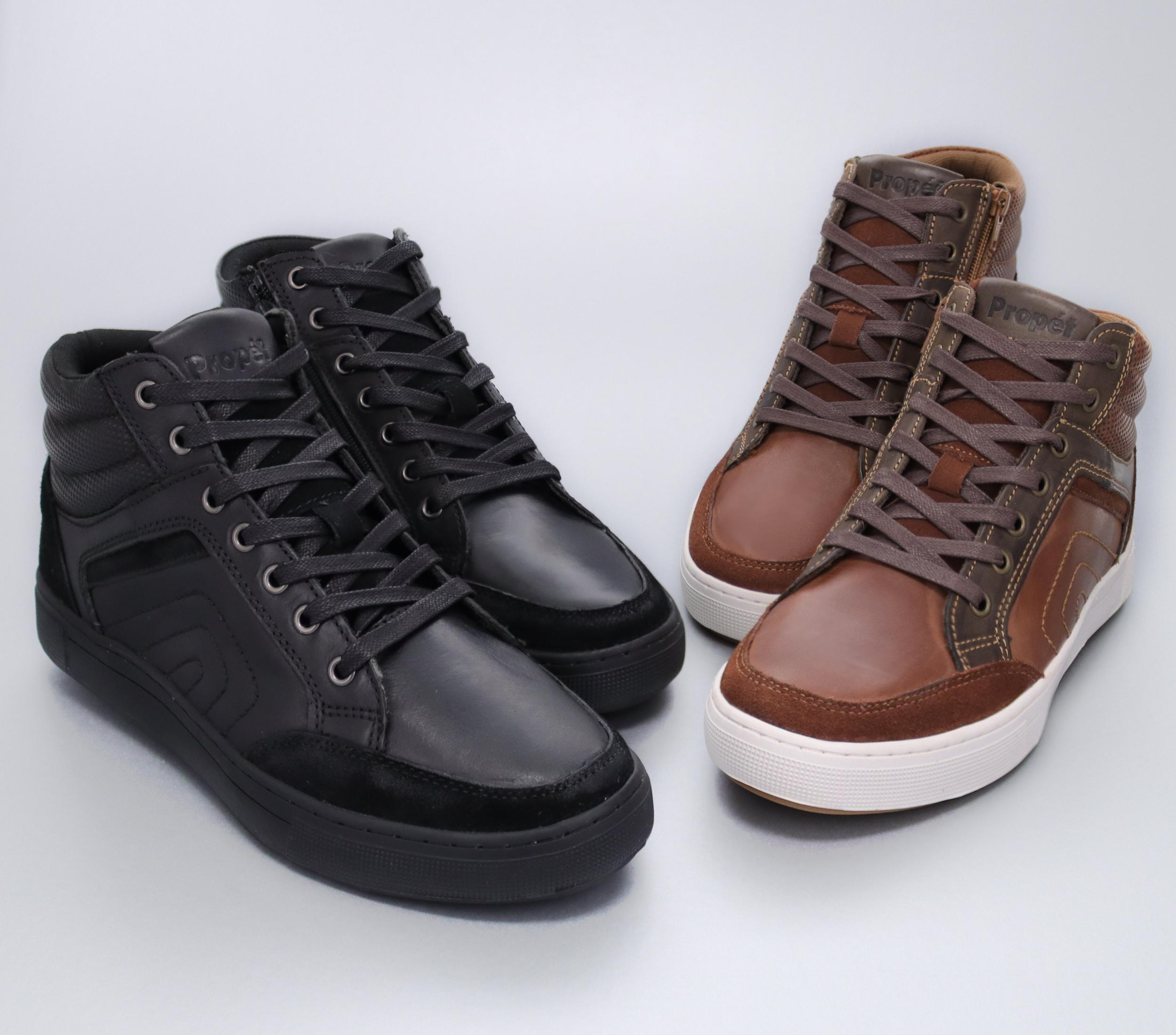 Propét  Kenton Men's Zip-Up Hi-Top Modern Sneaker