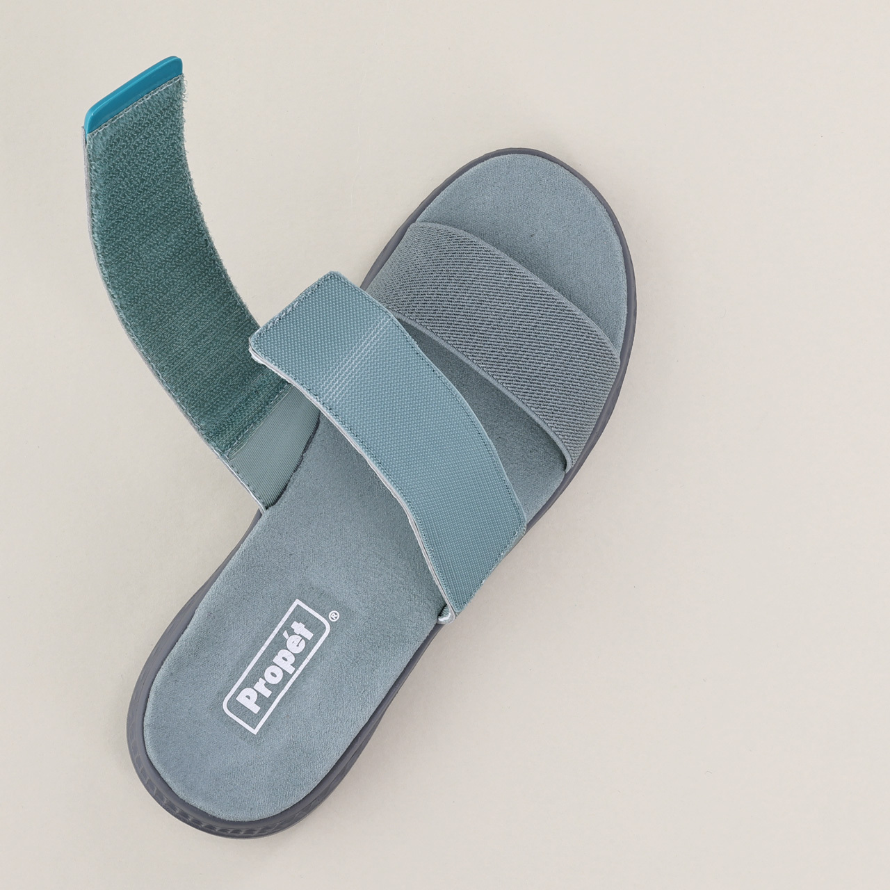 Multi-surface outsole offers durability with a grippy tread pattern