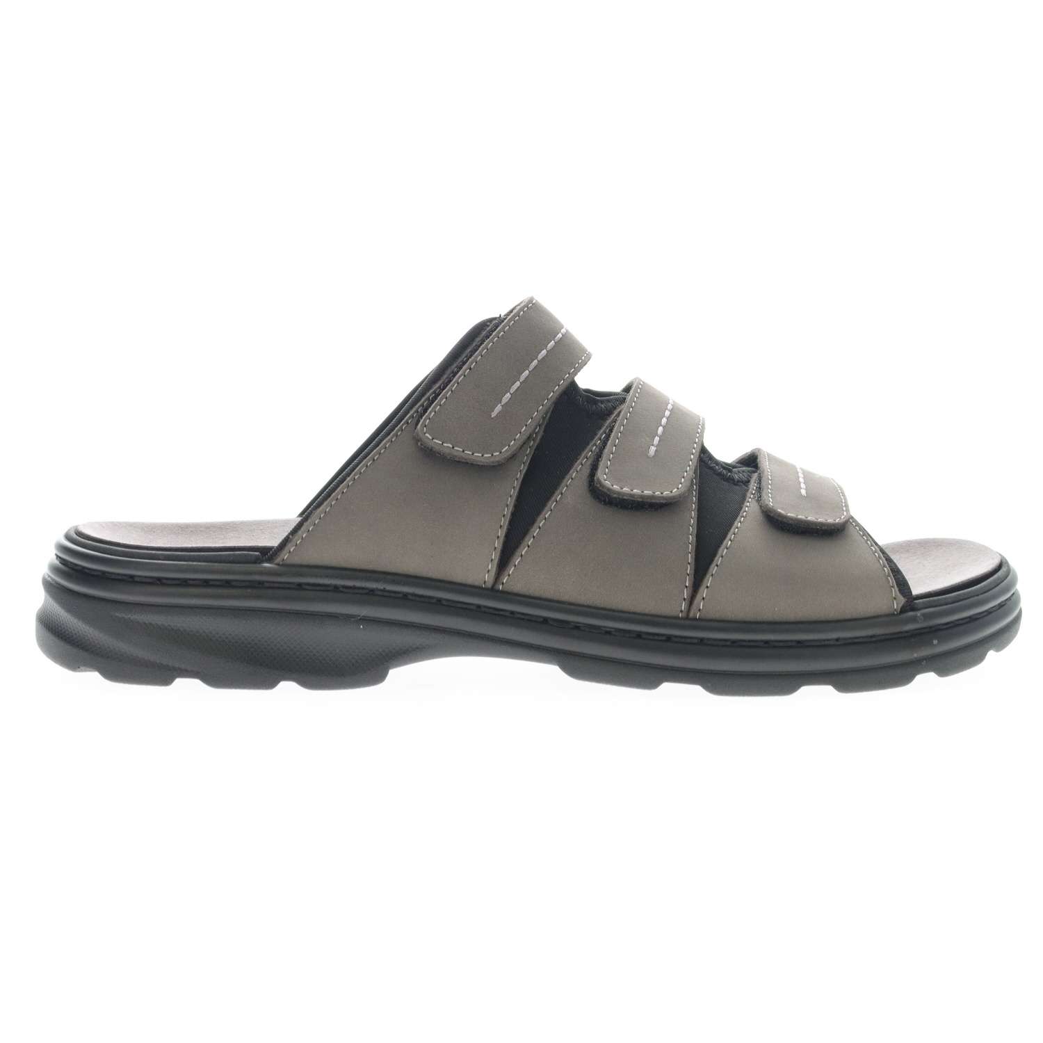 Propet Emerson Gray Slides Sandals Men’s 10.5  NIB Casual Sandals for All-Day Comfort | Men main image 3