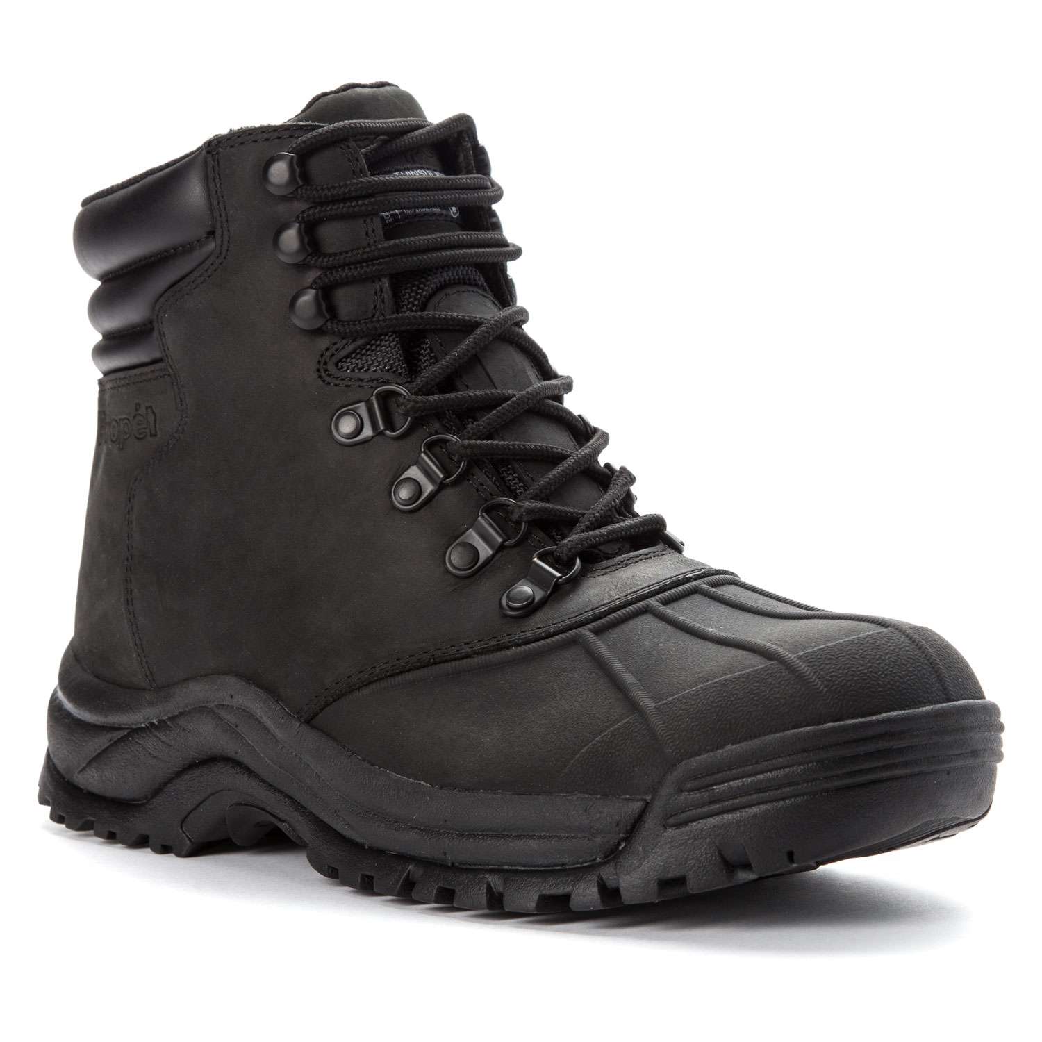NWT Propet Black Men\'s Blizzard Mid Zip Boots Blizzard Mid Zip Insulated Winter Boot | Men main image 3