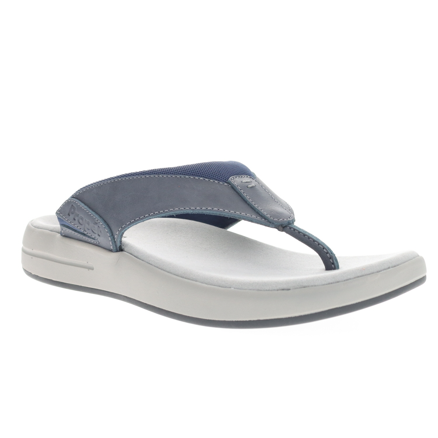 Propet Emerson Gray Slides Sandals Men’s 10.5  NIB Casual Sandals for All-Day Comfort | Men main image 2