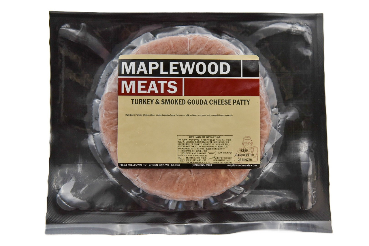 Turkey & Marieke Smoked Gouda Burger - Maplewood Meats - Green Bay, WI