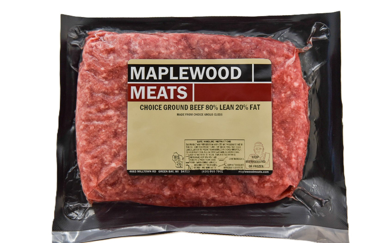 BONNY MINCER MEAT & MISOSE - 100動作は確認済み Ground Beef 80/20 - Maplewood Meats - Green Bay, WI