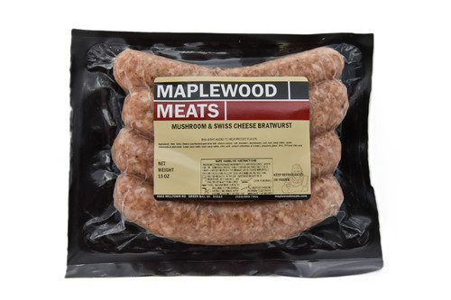 Bratwurst With Mushroom And Swiss Cheese, Pickup