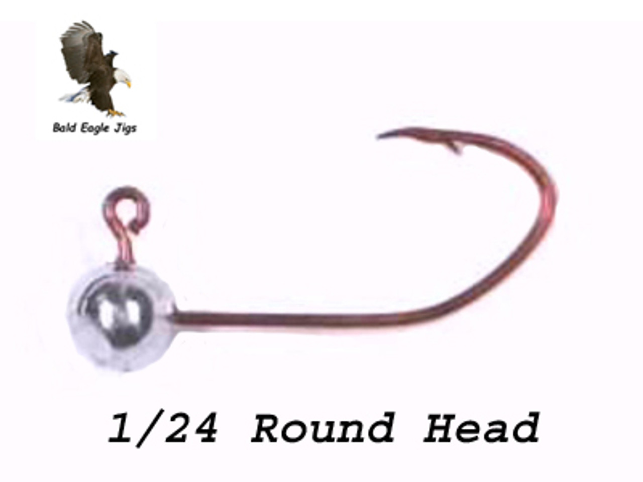 1/24 Oz 6MM Round Head Live Bait Jigs