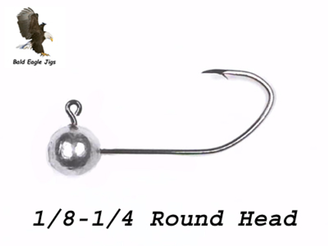 1/8 - 1/4 Oz Round Head Live Bait Jigs