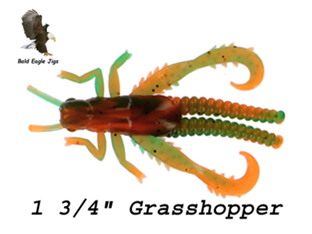 Big Bite Baits Bug Series Grasshopper Soft Plastic — Discount Tackle