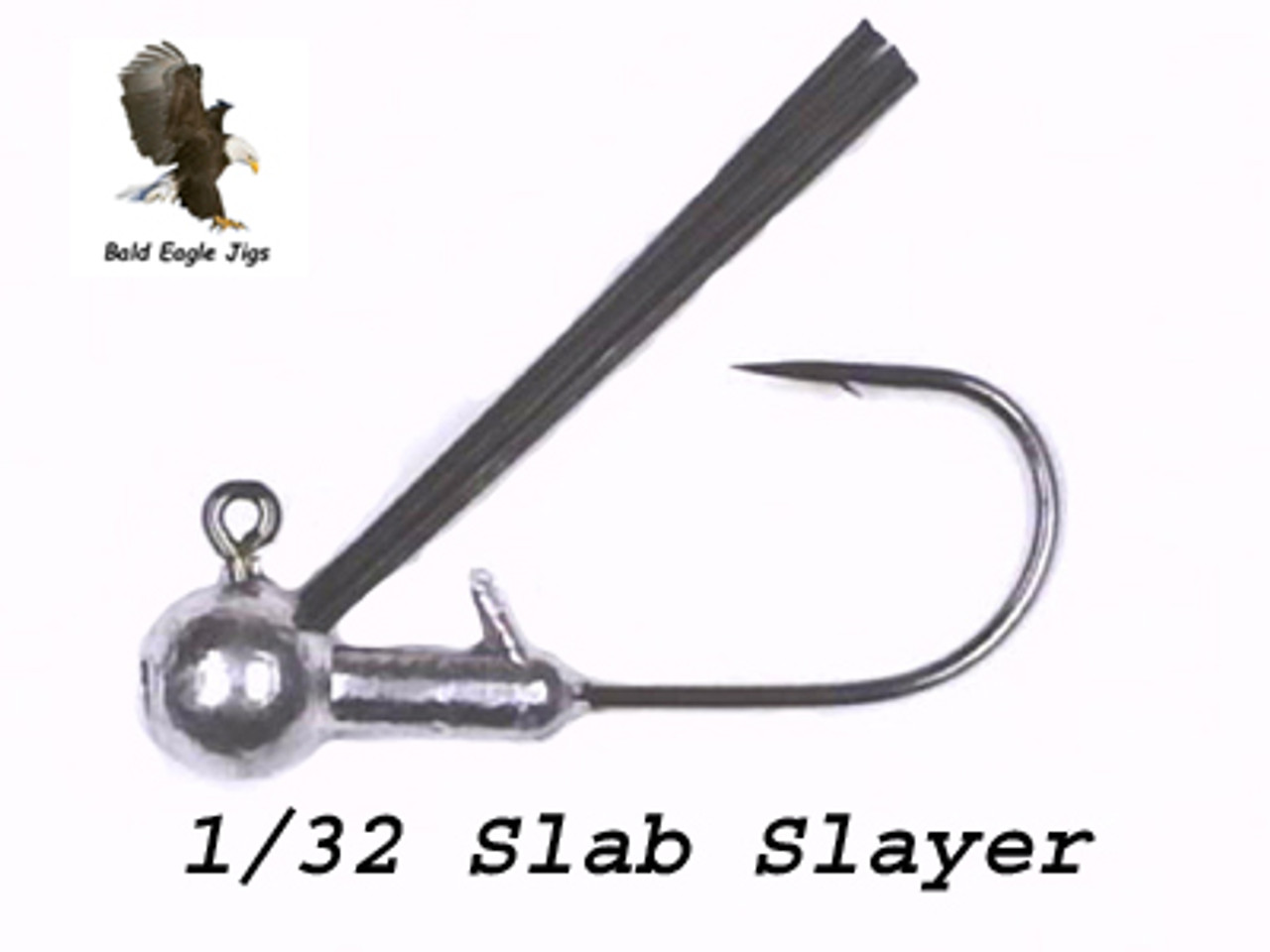 Slater's 648T-32-3 Crappie Jigs #6 Fishing Hook 1/32 oz. 3 Per