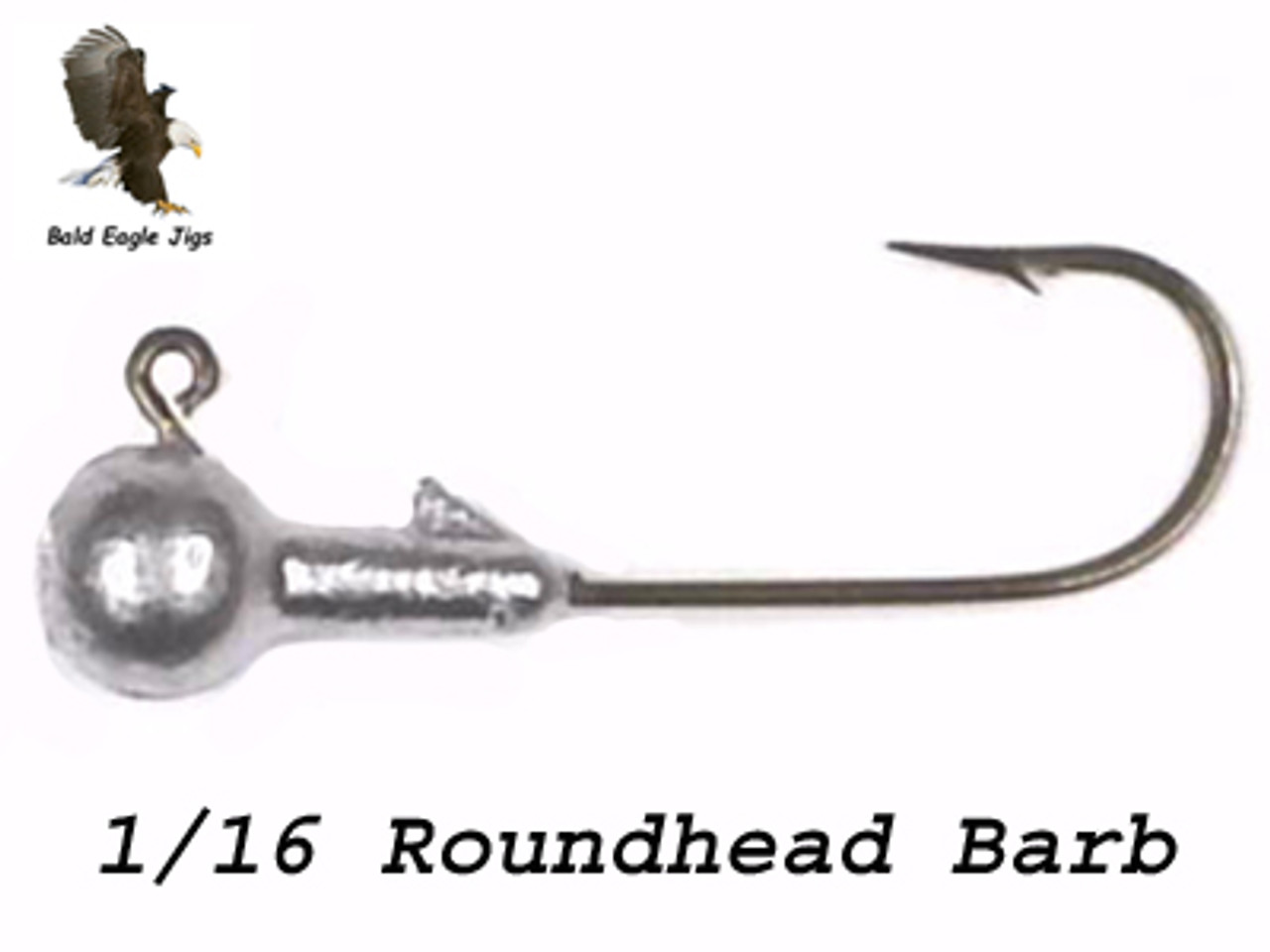 1/16 Oz - Round Head Barb Jig