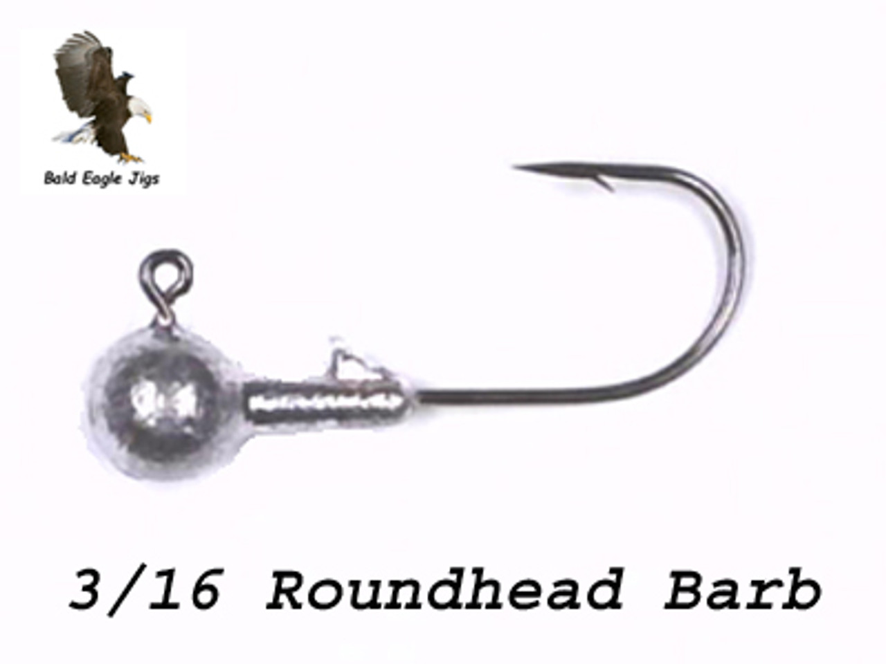 3/16 Oz - Round Head Barb Jig