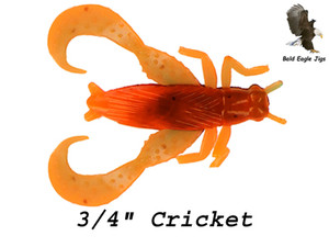 3/4" Cricket - Big Bite Baits - Bald Eagle Jigs 3/4" Cricket - Big Bite Baits - Bald Eagle Jigs