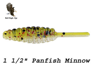 Big Bite Baits 1.5″ Panfish Minnow - Bald Eagle Jigs Big Bite Baits 1.5″ Panfish Minnow - Bald Eagle Jigs