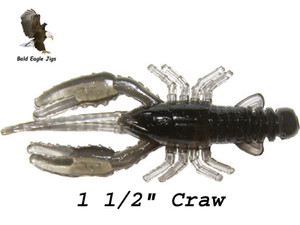 Big Bite Baits - 1 1/2" Crawdad - Bald Eagle Jigs Big Bite Baits - 1 1/2" Crawdad - Bald Eagle Jigs