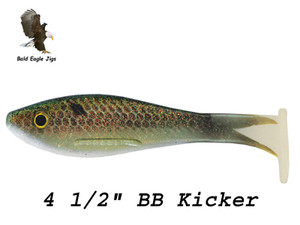 4 1/2" BB Kicker - Big Bite Baits - Bald eagle Jigs 4 1/2" BB Kicker - Big Bite Baits - Bald eagle Jigs
