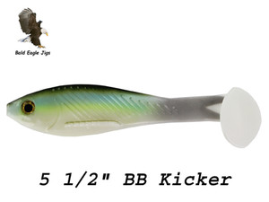 5 1/2" BB Kicker - Big Bite Baits - Bald Eagle Jigs 5 1/2" BB Kicker - Big Bite Baits - Bald Eagle Jigs