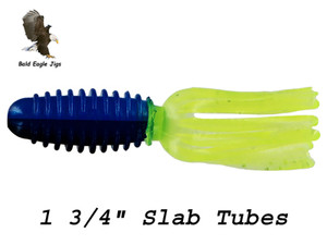 1 3/4" Slab Tubes - Bald Eagle Jigs 1 3/4" Slab Tubes - Bald Eagle Jigs