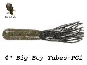 4" Big Boys Tubes - Mizmo - Bald Eagle Jigs 4" Big Boys Tubes - Mizmo - Bald Eagle Jigs