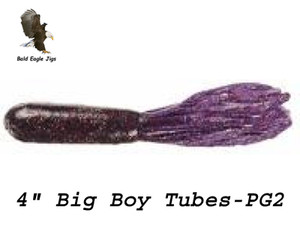 4" Big Boys Tubes - Mizmo - Bald Eagle Jigs 4" Big Boys Tubes - Mizmo - Bald Eagle Jigs