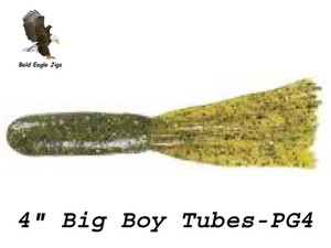 4" Big Boys Tubes - Mizmo - Bald Eagle Jigs 4" Big Boys Tubes - Mizmo - Bald Eagle Jigs
