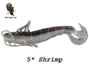 5" Shrimp - Big Bite Baits - Bald Eagle Jigs 5" Shrimp - Big Bite Baits - Bald Eagle Jigs