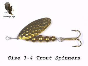 Bald Eagle Jigs - Size 3-4 Trout Spinners Bald Eagle Jigs - Size 3-4 Trout Spinners