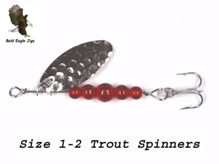 Bald Eagle Jigs - Trout Spinners - Size 1 - 2