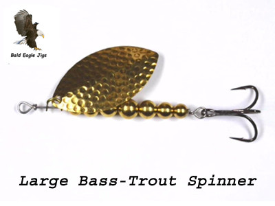 bass spinners lures Red Daddy Spinner Assassin Lures, Inc Engineered for superior performance and durability SEASHARK Bass Spinner Baits Fishing