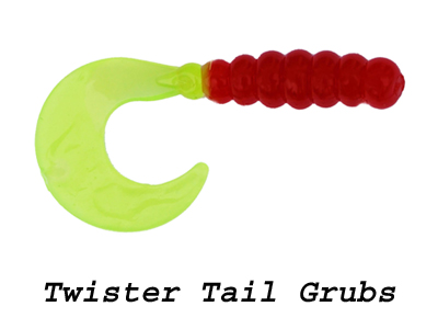 Twister Tail Grubs for Crappies