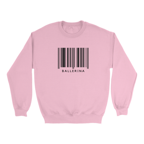 ballerina barcode Unisex Sweatshirt