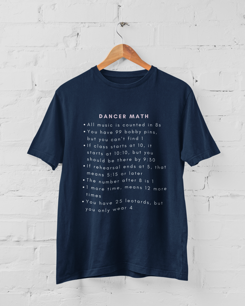 dancer math Unisex Tee