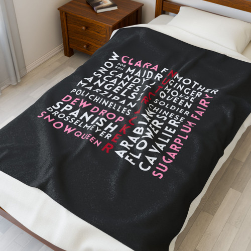 nutcracker graffiti Plush Blanket