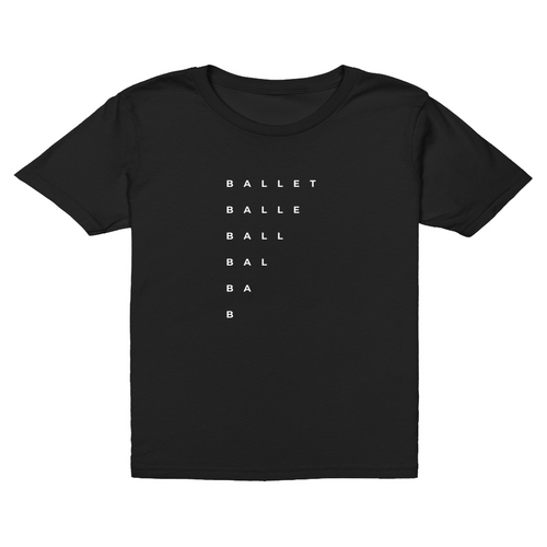 ballet lettering Youth Tee