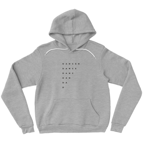 dancer lettering Unisex Hoodie