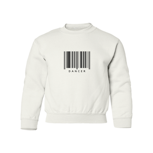 dancer barcode Youth Sweatshirt