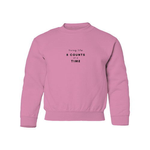 living life 8 counts at a time Youth Sweatshirt