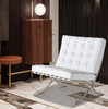 Ebro Leather Sofa Chair detail 2 — italian style style