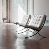 Ebro Leather Sofa Chair side view 1