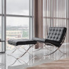 Ebro Leather Sofa Chair in home setting — Singapore