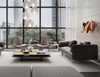 Pierce Leather Sofa leather Singapore office lounge — SGD 899