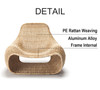 Liana Rattan Chair detail 3 — natural rattan